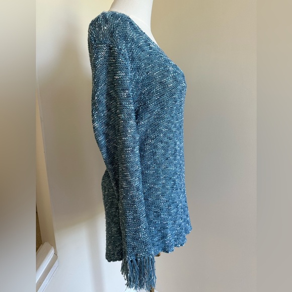 Coldwater Creek Blue Sweater- Medium - Picture 3 of 8